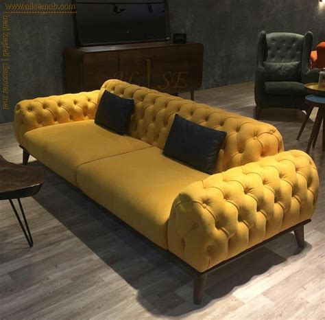 hardal sarısı kanepe